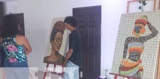 Exposición de arte en el Puerto Salvador Allende