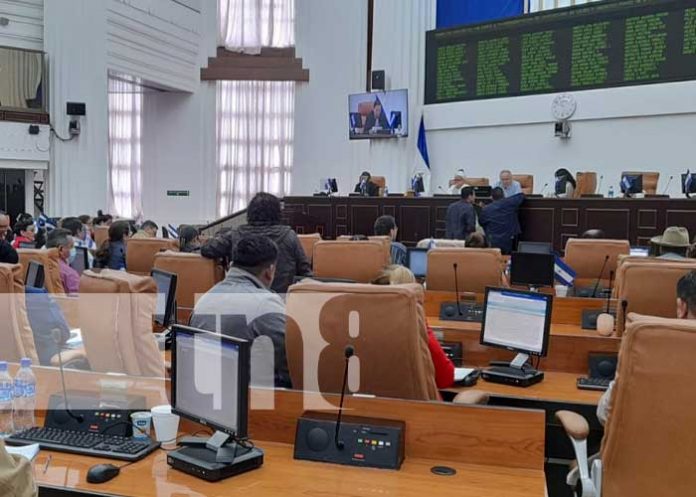 Sesión parlamentaria en Nicaragua