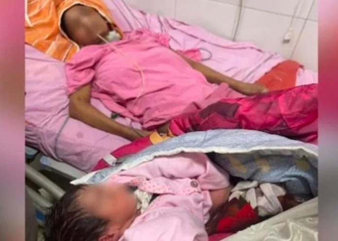 Está en coma desde hace siete meses y dio luz a su hija