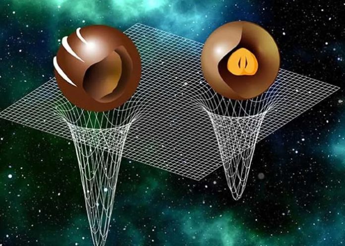 Estrellas de neutrones se parecen a bombones de chocolate