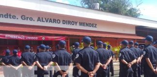 Curso para aspirantes a bomberos en Nicaragua