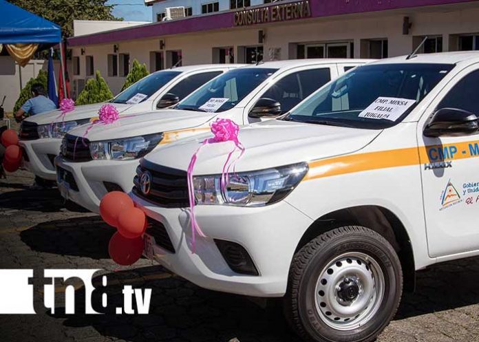 Nuevas camionetas para clínicas médicas previsionales en Nicaragua