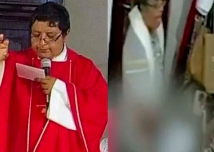 cerdo2 Sacerdote va a bendecir casa y lo graban haciendo cochinadas en Perú