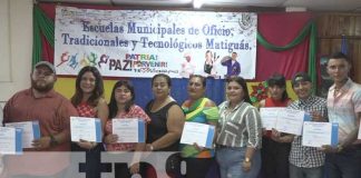 Foto: Certificación para protagonistas del INATEC en Matiguás / TN8