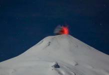 Alerta amarilla en Chile por posible erupción del volcán Villarrica