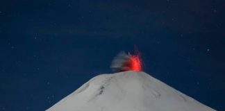 Alerta amarilla en Chile por posible erupción del volcán Villarrica