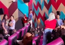 VIDEO: 6 mujeres se agarran de las «mechas» y a golpes en pleno cine Mujeres se agarraron en plena sala de cine en Medellín