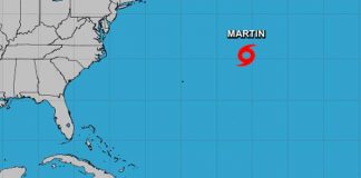 En Atlántico norte se formó la tormenta Martin ¡sin amenazar a tierra!