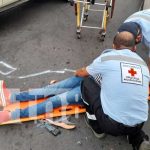 «Se me fue el clutch»: relato de accidente en intersección de Managua Accidente en intersección de Managua entre carro y moto