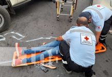 «Se me fue el clutch»: relato de accidente en intersección de Managua Accidente en intersección de Managua entre carro y moto