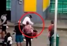 ¡Indignante! Joven golpeó salvajemente a un adulto mayor en Colombia ¡Indígnate! Joven golpeó salvajemente a un adulto mayor en Colombia