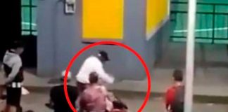 ¡Indígnate! Joven golpeó salvajemente a un adulto mayor en Colombia