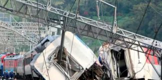 30 heridos resultaron tras el descarrilamiento de tren en Corea del Sur