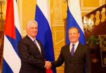 Cuba agradece a Rusia por el apoyo en medio de las turbulencias geopolíticas