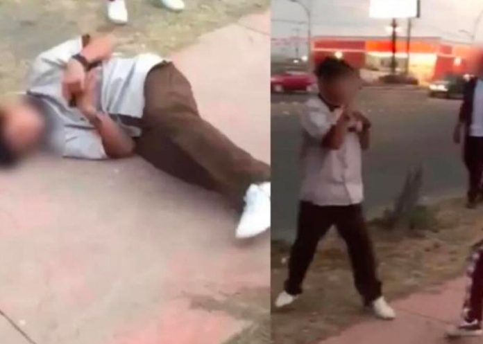 Va a la escuela a golpear al nuevo novio de su ex 