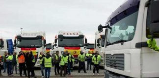 Sector transportista en España anuncia paro indefinido