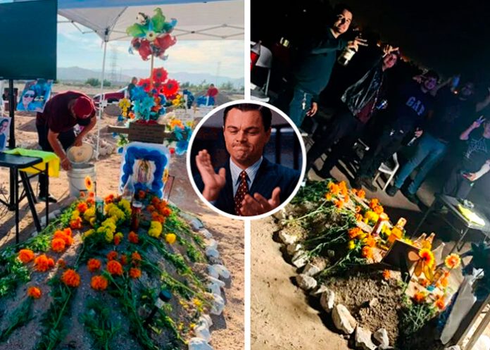 Amigos llevan su consola al panteón para jugar ‘FIFA’