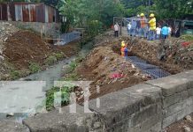 Alcaldía de Managua ejecuta obra de drenaje pluvial en barrio San Sebastián Foto: Revisión y mitigación de puntos críticos en Managua / TN8