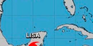 Lisa se debilita a tormenta tropical mientras avanza en Guatemala