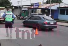 Muerte de anciano por accidente en el sector del Huembes, Managua Mortal accidente de tránsito en el sector del Roberto Huembes, Managua