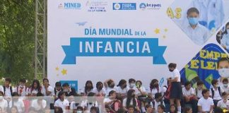 MINED Nicaragua celebra Día Mundial de la Infancia desde el colegio Ramírez Goyena