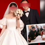 Tuvo sexo con su amante usando su vestido de novia