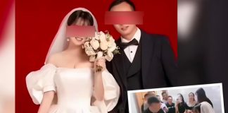 Tuvo sexo con su amante usando su vestido de novia
