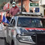 Masiva caravana del FSLN por triunfo en Jinotega
