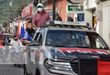 Jinotega se desbordó en masiva caravana en celebración del Triunfo del FSLN Masiva caravana del FSLN por triunfo en Jinotega