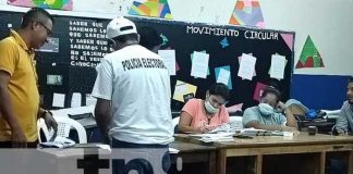 Cierre de las Juntas Receptoras de Votos en Ocotal, Nueva Segovia