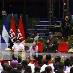 El mundo está enfrentado a una pandilla de asesinos que tienen controlado el planeta Acto del Congreso Nacional de Juventud Sandinista, presidido por el Comandante Daniel Ortega en Nicaragua