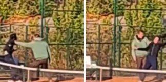 Papá propina golpiza a su hija en una práctica de tenis
