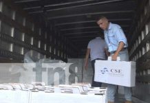 Materiales electorales son distribuidos en los seis municipios de Estelí Descarga de material electoral para Estelí