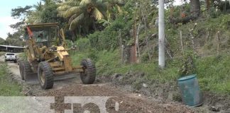 Foto: Reparación de caminos en Matiguás, Matagalpa / TN8