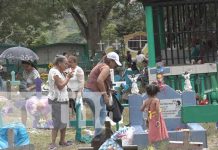 Matiguás y Masaya con gran afluencia de visitas en los cementerios Familias de Matiguás y Masaya visitan los cementerios