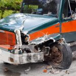 Impactante choque de dos camiones entre Matiguás y Río Blanco Accidente entre camiones entre Río Blanco y Matiguás