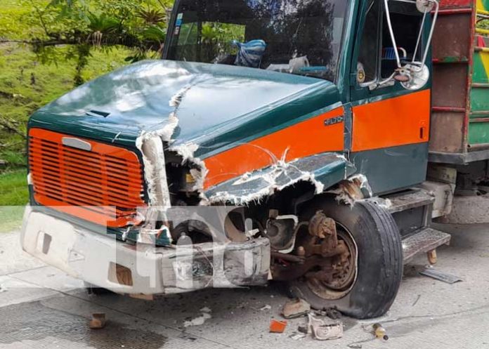 matiguas-11 Accidente entre camiones entre Río Blanco y Matiguás