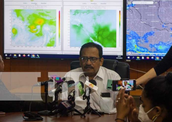 Conferencia de prensa del INETER Nicaragua