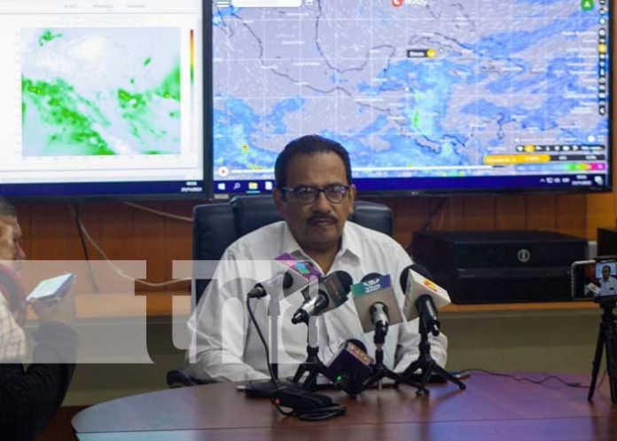 Conferencia de prensa del INETER Nicaragua