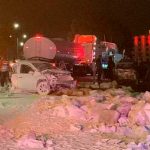 Falla mecánica en un tractor ocasionó un choque múltiple en Querétaro Falla mecánica en un tractor ocasionó un choque múltiple en Querétaro