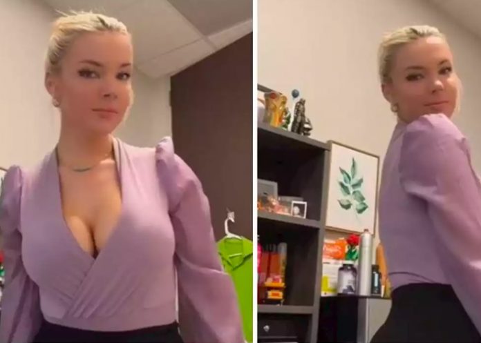 modelo La regresan del trabajo a su casa por usar ropa sexy