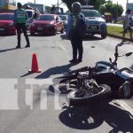 ¿Culpa del peatón? Dos lesionados en accidente de Villa Reconciliación Accidente de tránsito en Villa Reconciliación, Managua