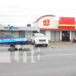 Sujetos irrumpen negocio de comidas rápidas en Altamira, Managua Policía Nacional de Managua realizan investigaciones