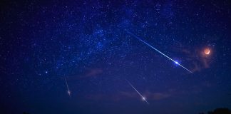 Lluvia de meteoros de las Leónidas