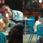 Ñiño disfruta de un helado con su padre y conmueve