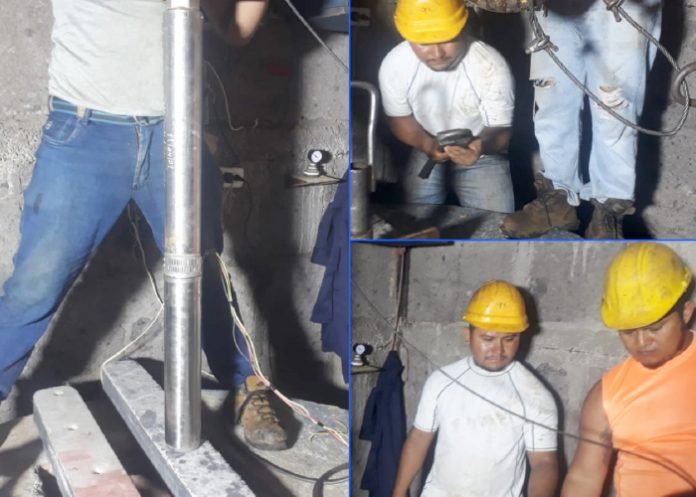 ENACAL repara sistema de agua en la comunidad Ciudad de Dios de Tipitapa