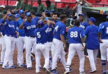 Selección de Nicaragua contra equipos de MLB