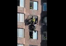 Voraz incendio en un edificio de Nueva York dejó 38 personas heridas