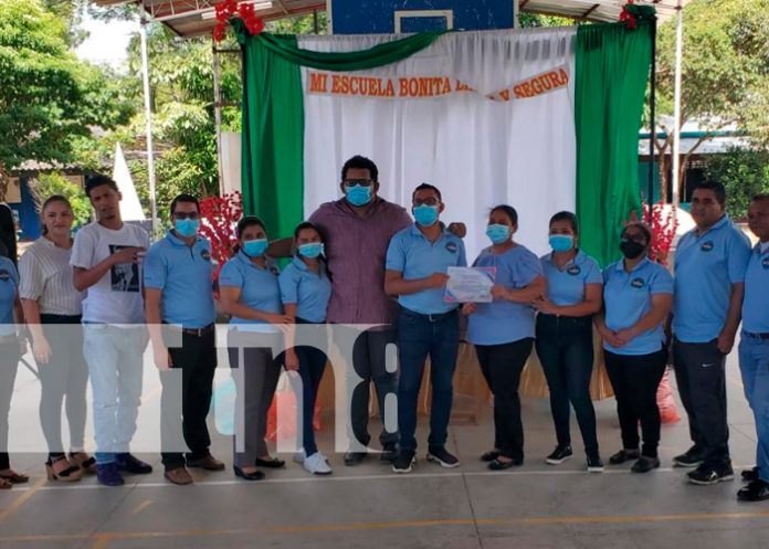 ocotal1 Premian a centro escolar de Ocotal como “Escuela bonita, limpia y segura”