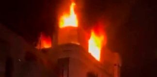 Calcinados quedaron 21 palestinos en la Franja de Gaza por un incendio